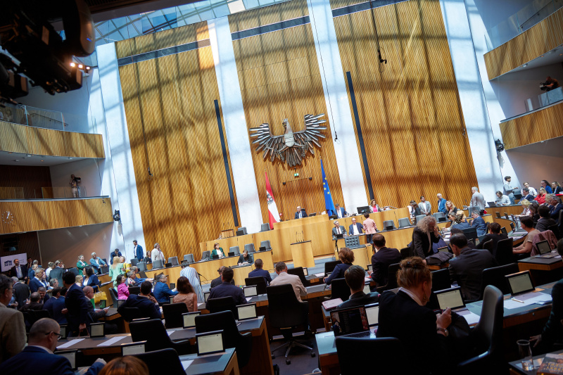 Nationalratspräsident Wolfgang Sobotka (ÖVP) am Präsidium