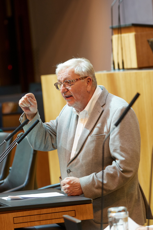 Am Rednerpult Nationalratsabgeordneter Christoph Matznetter (SPÖ)