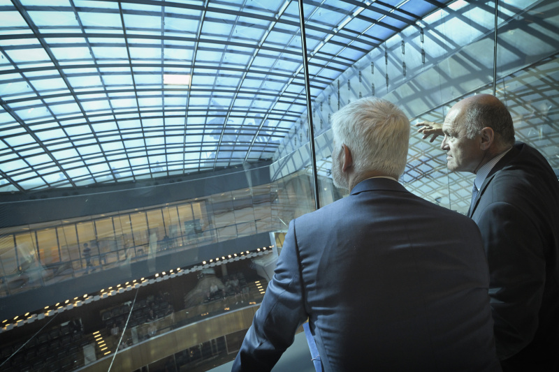 Von links: Präsident der Tschechischen Republik Petr Pavel, Nationalratspräsident Wolfgang Sobotka (ÖVP)