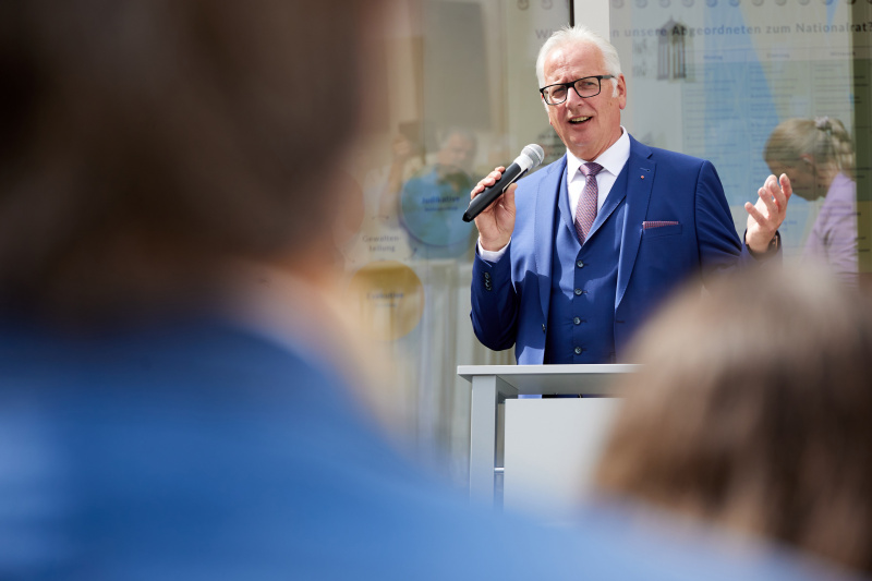 Grußworte vom Ersten Präsidenten des Kärntner Landtages Reinhart Rohr