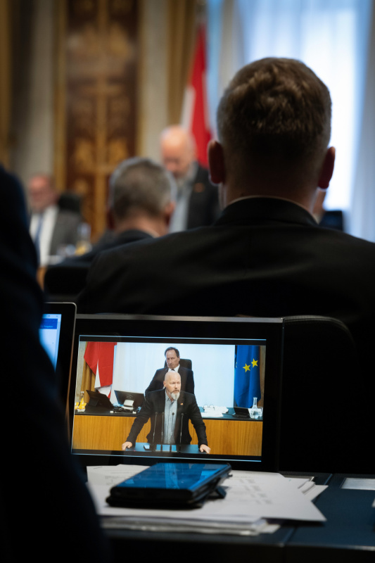 Am Redner:innenpult Bundesrat Marco Schreuder (GRÜNE)