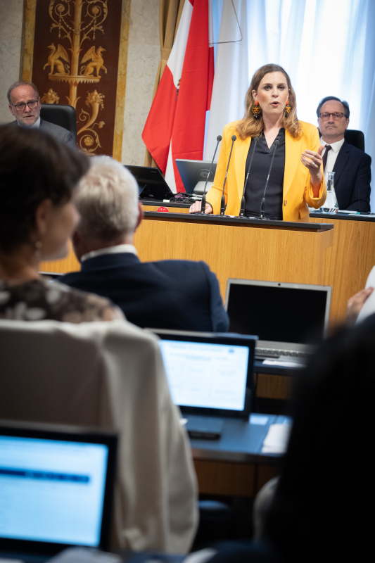 Bundesrätin Marlene Zeidler-Beck (ÖVP) am Redner:innenpult