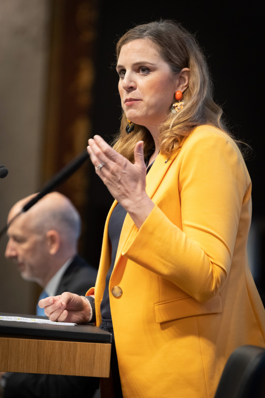 Bundesrätin Marlene Zeidler-Beck (ÖVP) am Redner:innenpult