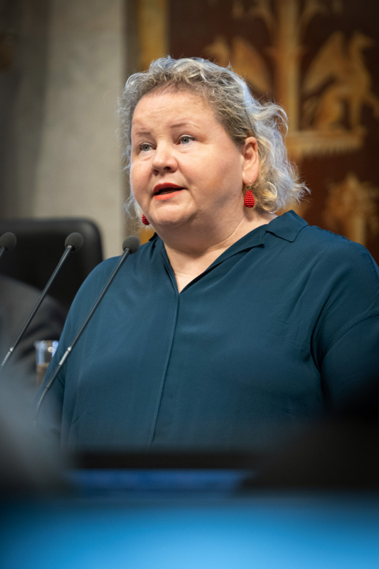 Am Redner:innenpult Bundesrätin Korinna Schumann (SPÖ)