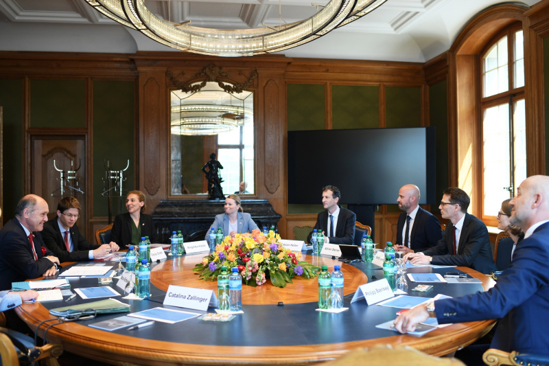 Treffen mit dem Vizepräsidenten der Schweizerischen Nationalbank Martin Schlegel