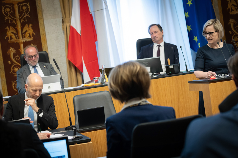 Am Redner:innenpult Bundesrätin Sandra Gerdenitsch (SPÖ)