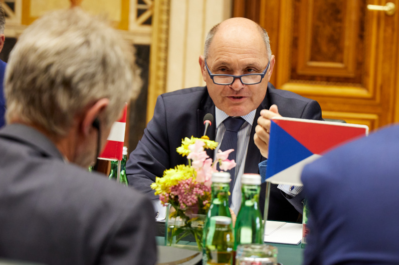 Arbeitsgespräch. Nationalratspräsident Wolfgang Sobotka (ÖVP)