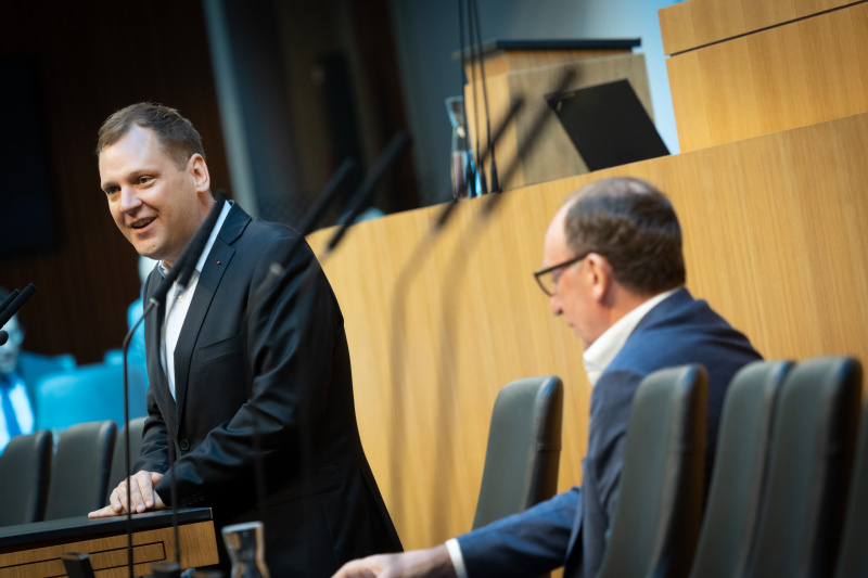 Klubobmann Philip Kucher (SPÖ) am Redner:innenpult