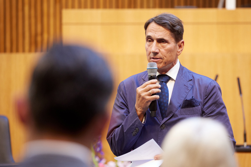 Moderation by Vorsitzender PBHK Reinhard Eugen Bösch