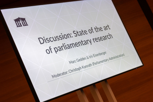 Diskussionsrunde: "State of the Art of Parliamentary Research"