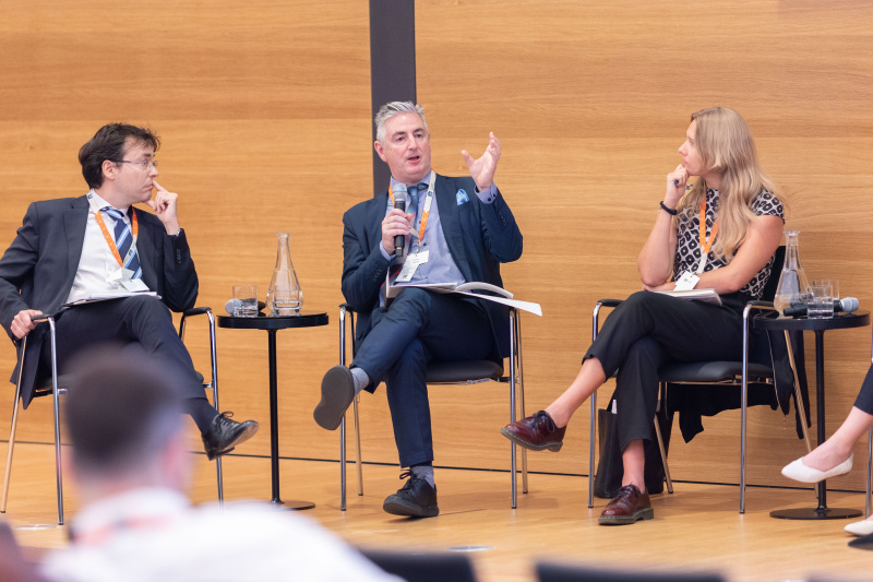 Panel III: "Parliaments dealing with uncertain knowledge". Am Rednerpult: Fotios Fitsilis (Scientific Service, Hellenic Parliament, Greece)