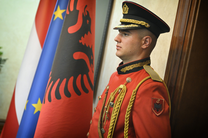 Treffen mit der Parlamentspräsidentin Albaniens Lindita Nikolla