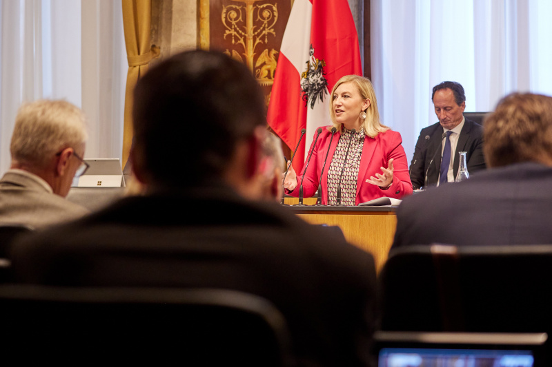 Am Rednerpult Bundesrätin Doris Hahn (SPÖ)