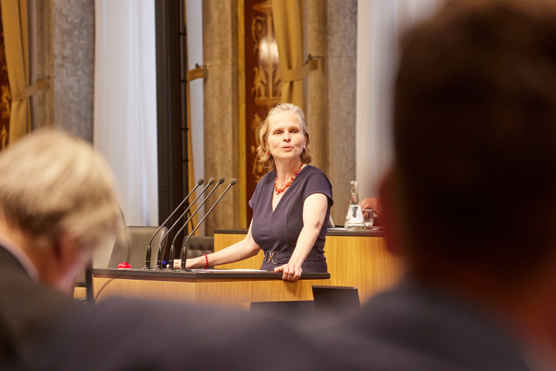 Am Rednerpult Bundesrätin Daniela Gruber-Pruner (SPÖ)