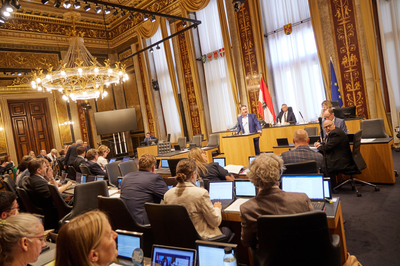 Am Rednerpult Bundesrat Andreas Babler (SPÖ)
