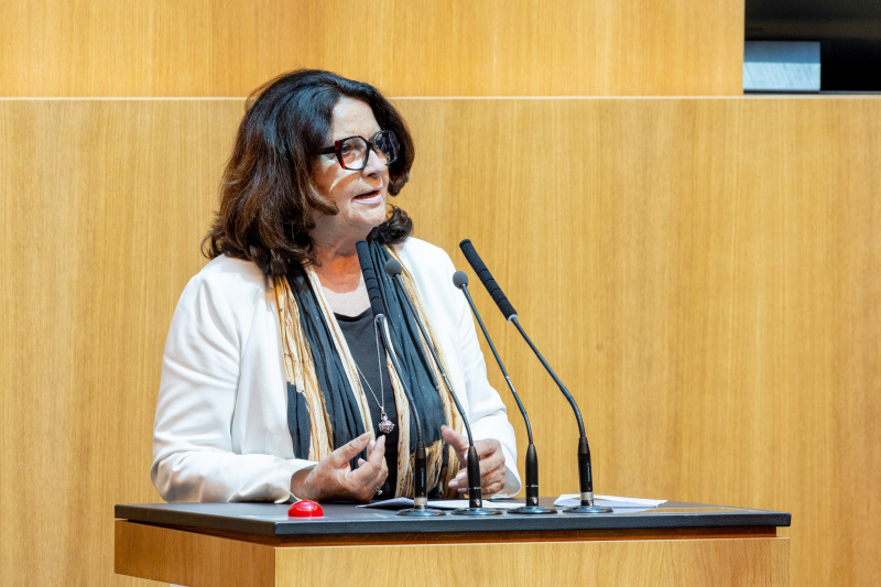 Am Rednerpult Nationalratsabgeordnete Elisabeth Scheucher-Pichler (ÖVP)