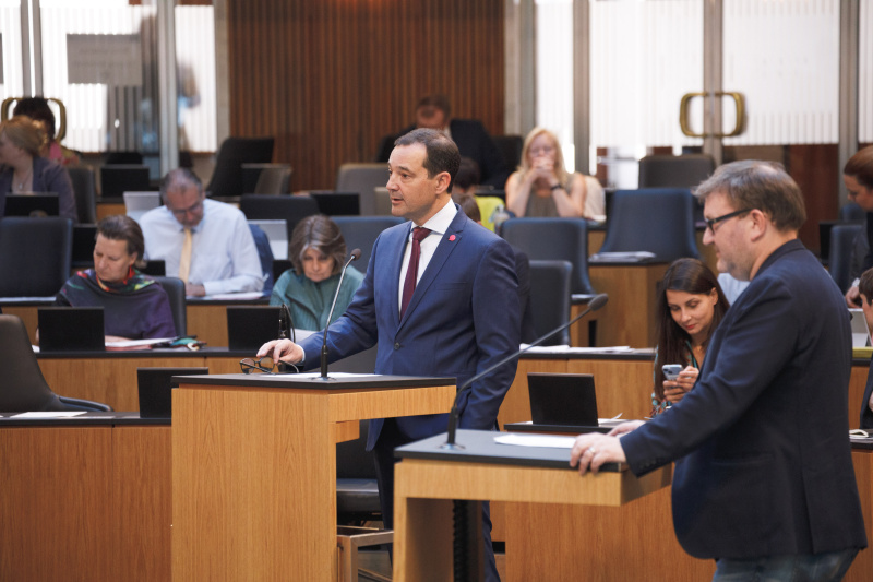 Fragestellung Nationalratsabgeordneter Gerald Loacker (NEOS)