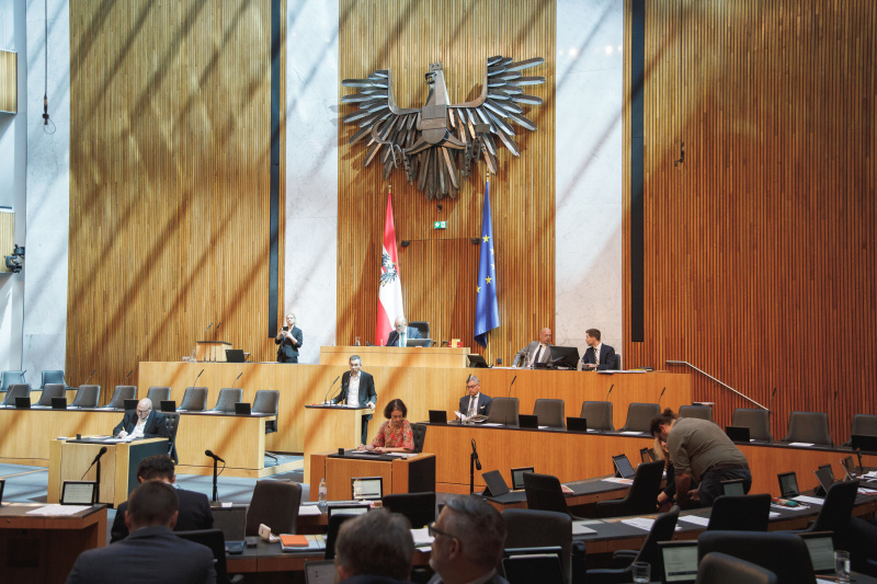Am Rednerpult Nationalratsabgeordneter Süleyman Zorba (GRÜNE)
