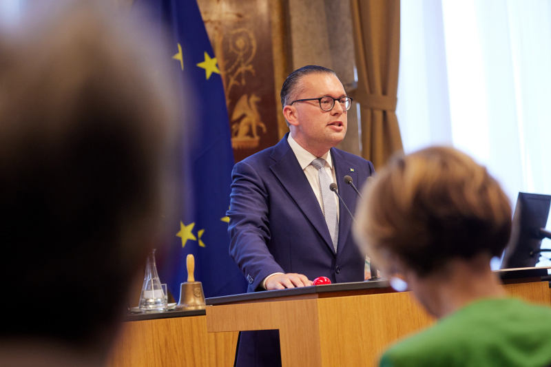 Am Rednerpult Bundesrat Matthias Zauner (ÖVP)
