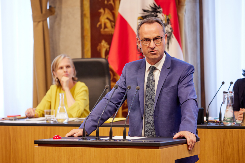 Am Rednerpult Bundesrat Dominik Reisinger (SPÖ)