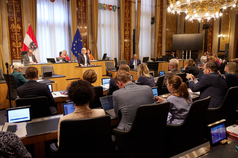 Am Rednerpult Bundesrätin Sandra Lassnig (ÖVP)