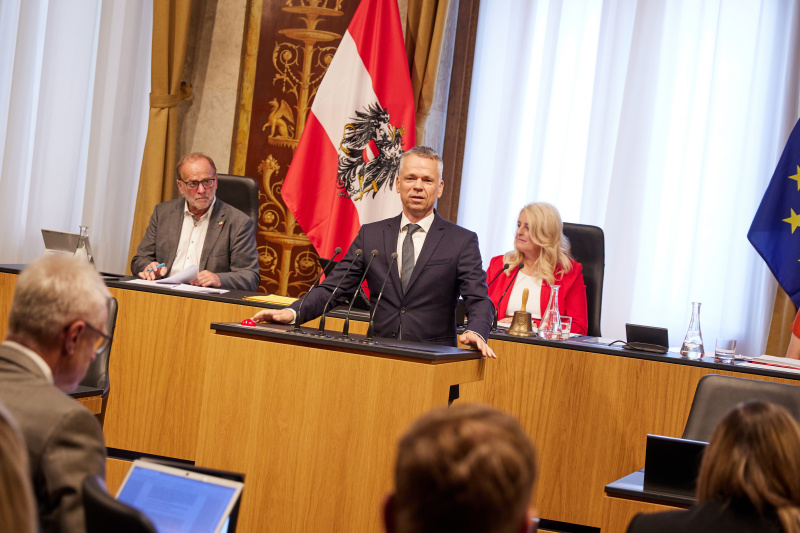Am Rednerpult Bundesrat Harald Himmer (ÖVP)
