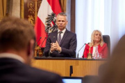 Am Rednerpult Bundesrat Harald Himmer (ÖVP)