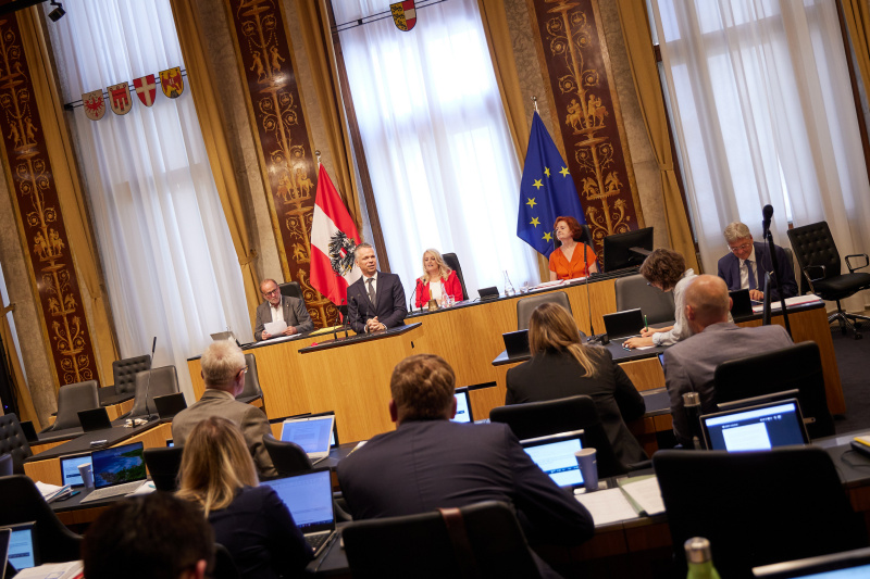 Am Rednerpult Bundesrat Harald Himmer (ÖVP)