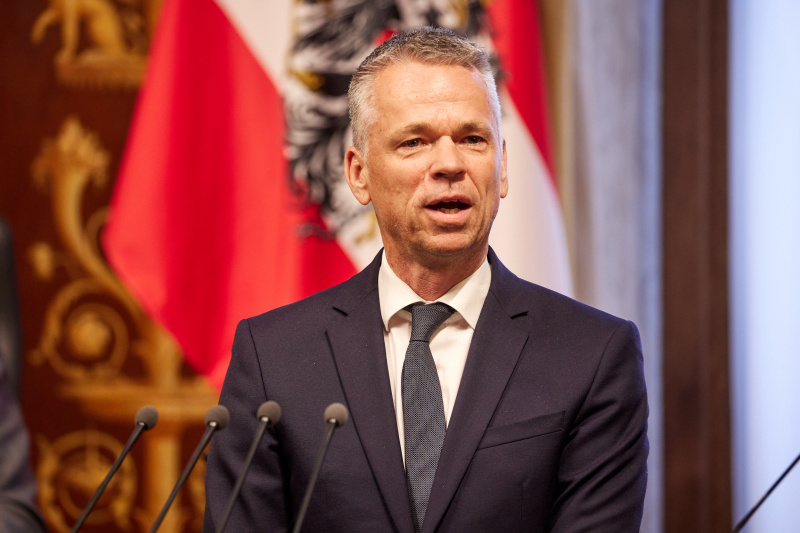 Am Rednerpult Bundesrat Harald Himmer (ÖVP)