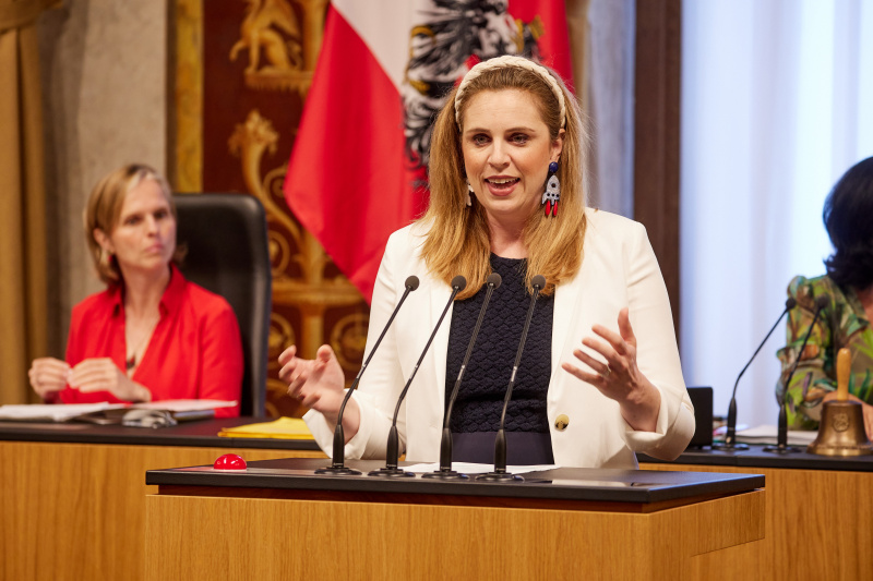 Am Rednerpult Bundesrätin Marlene Zeidler-Beck (ÖVP)