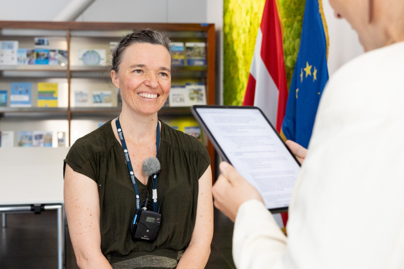 Vertreterin des Österreichischen Parlaments in Brüssel Sophie Velberg