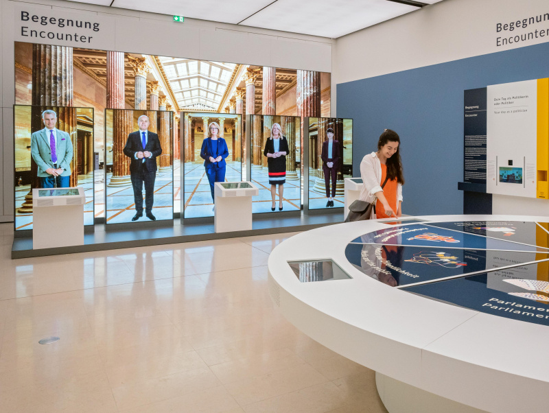 Medienstationen im Forum