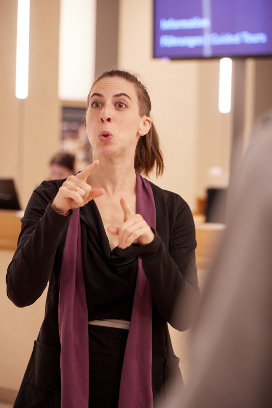 Gebärdendolmetscherin