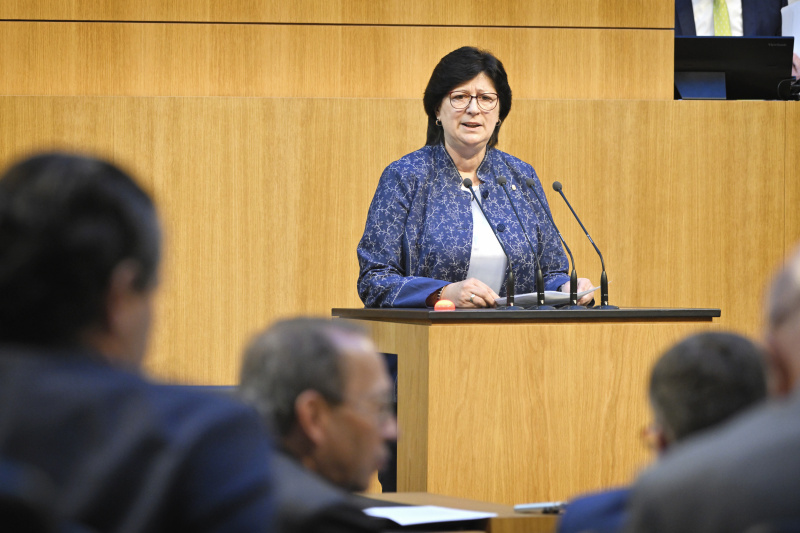 Am Rednerpult: Nationalratsabgeordnete Rosa Ecker (FPÖ)