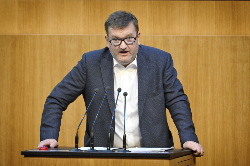 Am Rednerpult: Nationalratsabgeordneter Markus Koza (GRÜNE)