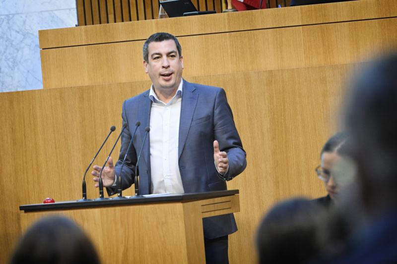 Am Rednerpult: MEP Günther Sidl (SPÖ)