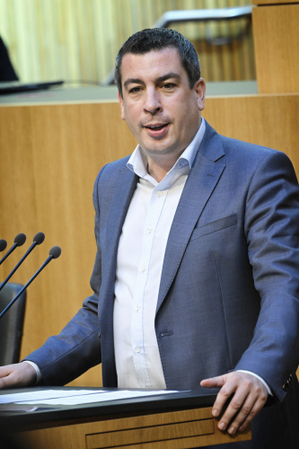 Am Rednerpult: MEP Günther Sidl (SPÖ)