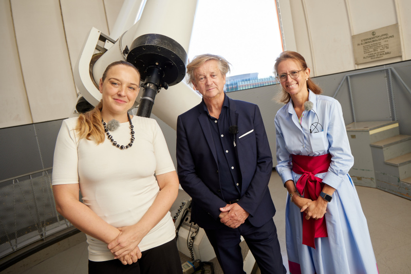 Von links: Moderatorin Tatjana Lukáš, Nationalratsabgeordnete Therese Niss (ÖVP), Hermann Ludwig Moeller