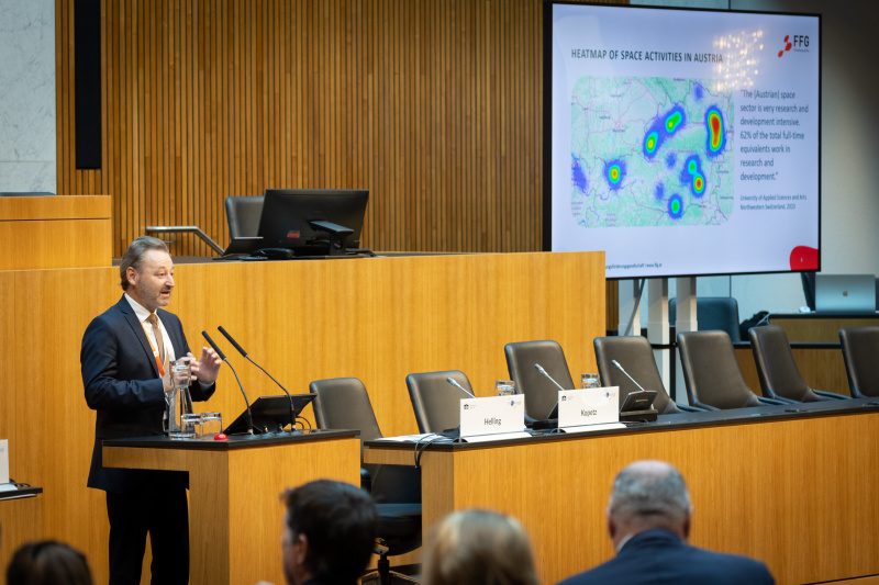 Part 2 – Panel Discussion: From talents to space entrepreneurs – How can Europe increase its contribution to the space economy? Andreas Geisler, Head of Aeronautics and Space Agency, Austrian Research Promotion Agency (FFG)