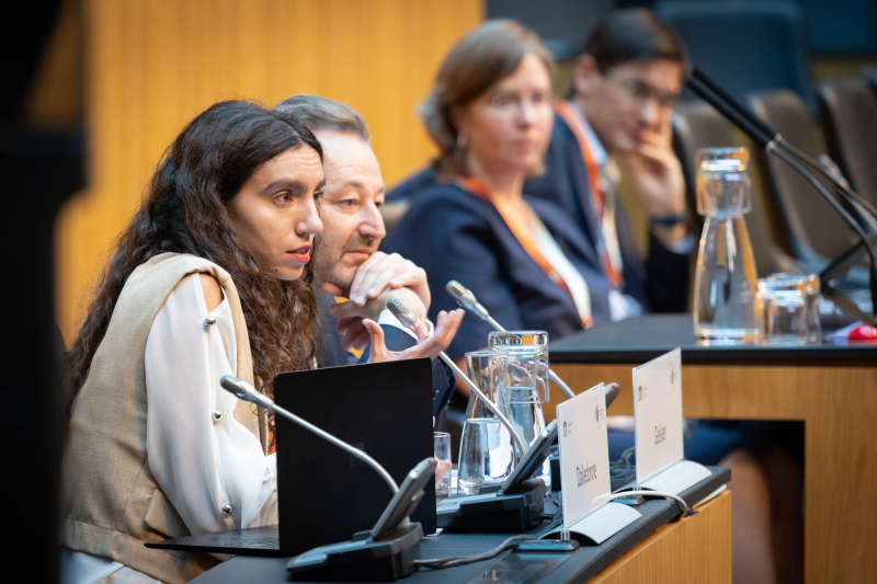 Part 2 – Panel Discussion, questions form the audience, Sara Dalledonne, Women in Aerospace Austria (WIA-Austria) and the European Space Policy Institute (ESPI)