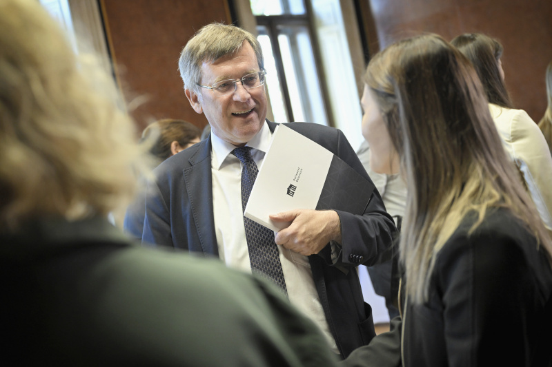 Leopold Lugmayr im Gespräch