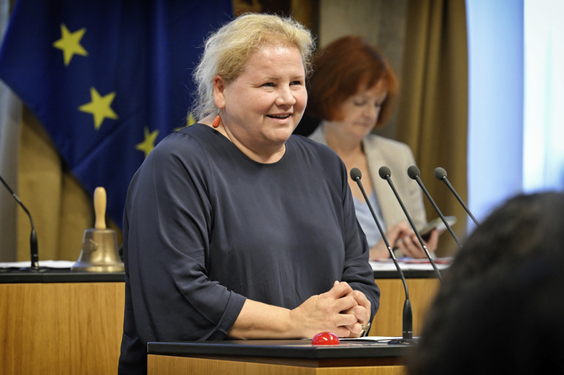 Am Rednerpult: Bundesrätin Korinna Schumann (SPÖ)