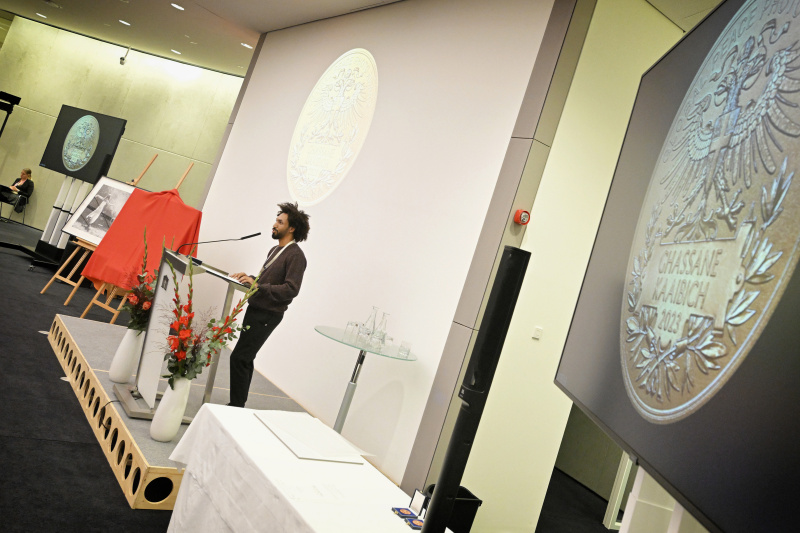 Dankesworte: Preisträger Ghassan Kaaibich