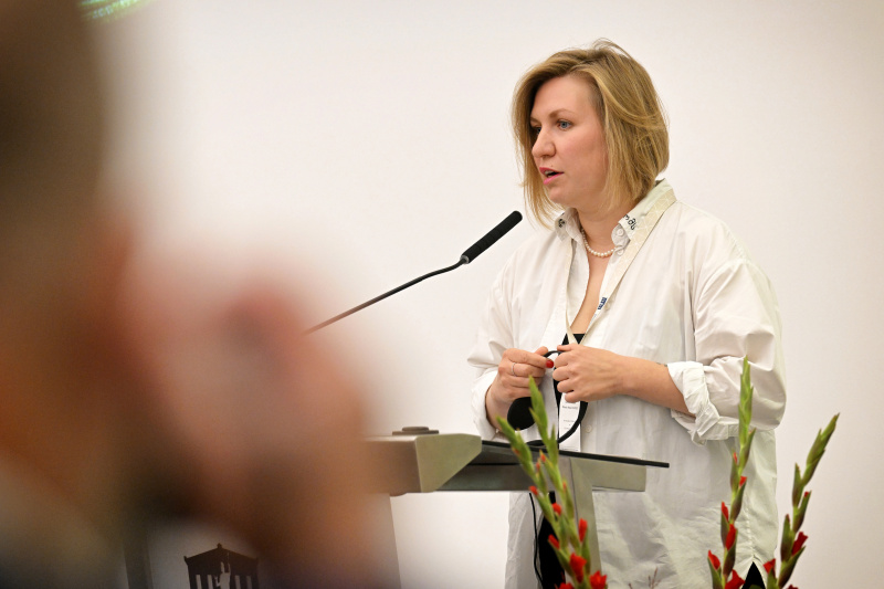 Dankesworte: Preisträgerin Marina Sycheva