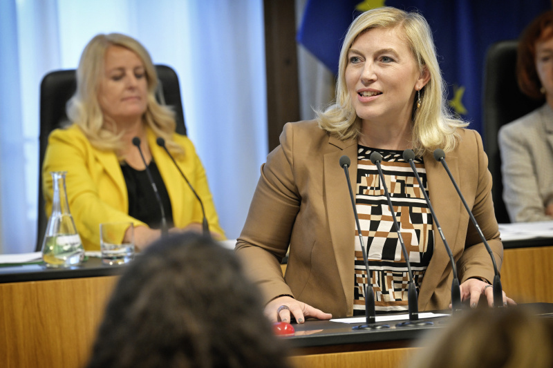 Am Rednerpult: Bundesratsvizepräsidentin Doris Hahn (SPÖ)