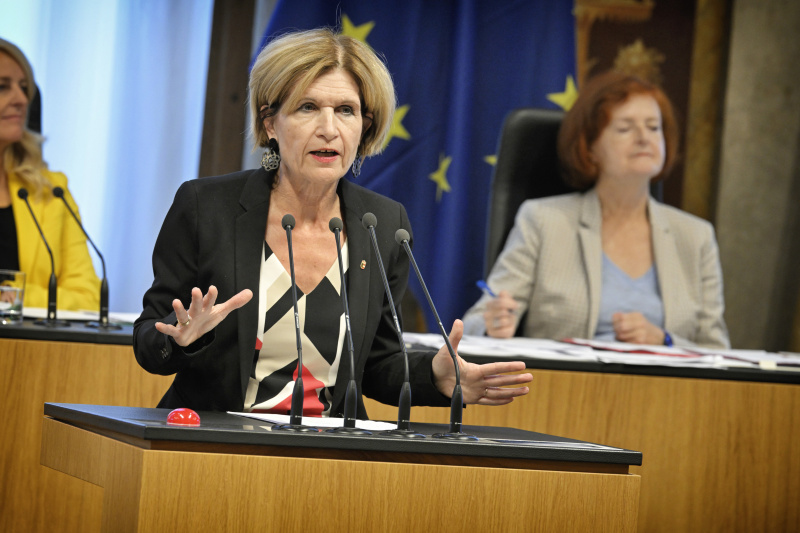 Am Rednerpult: Bundesrätin Andrea Eder-Gitschthaler (ÖVP)