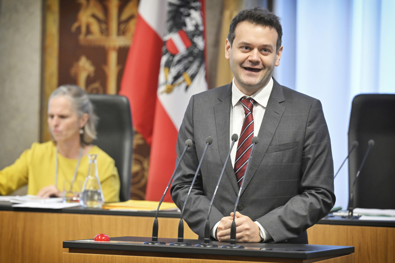 Am Rednerpult: Bundesrat Sacha Obrecht (SPÖ)