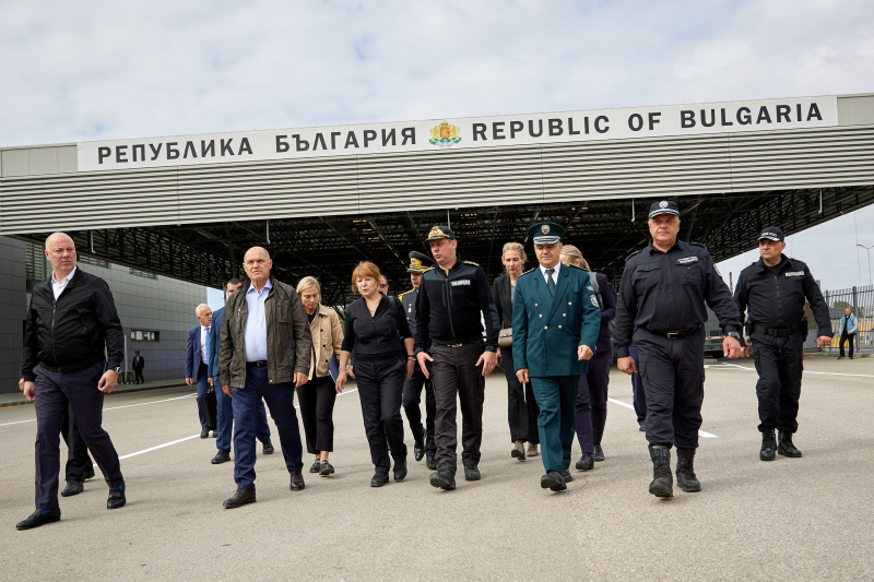 Besuch der Grenzpassierstelle Kapitan Andreevo