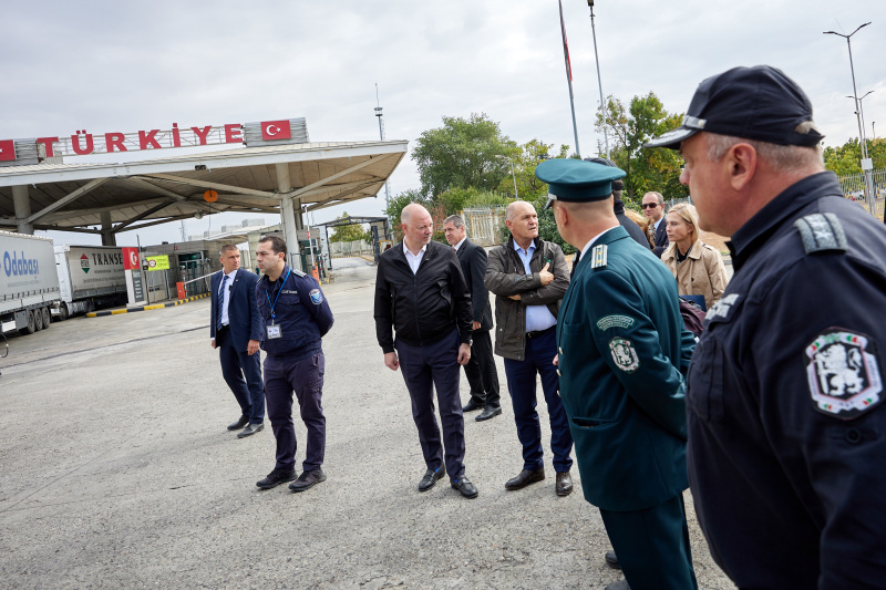 Besuch der Grenzpassierstelle Kapitan Andreevo