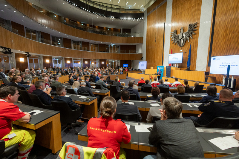 Eröffnungsworte von Nationalratspräsident Wolfgang Sobotka (ÖVP)